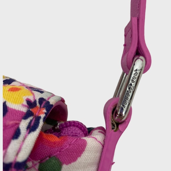 Vera Bradley Colorful Wildflower Paisley Carson Fold-Over Crossbody Bag - Picture 6 of 13